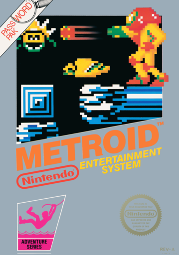 Metroid (USA) box art